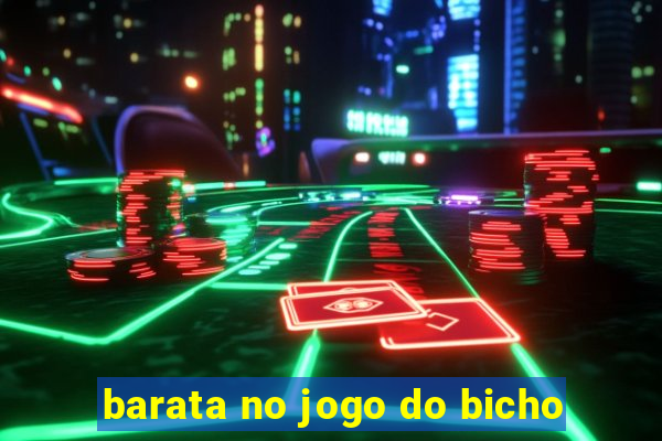 barata no jogo do bicho